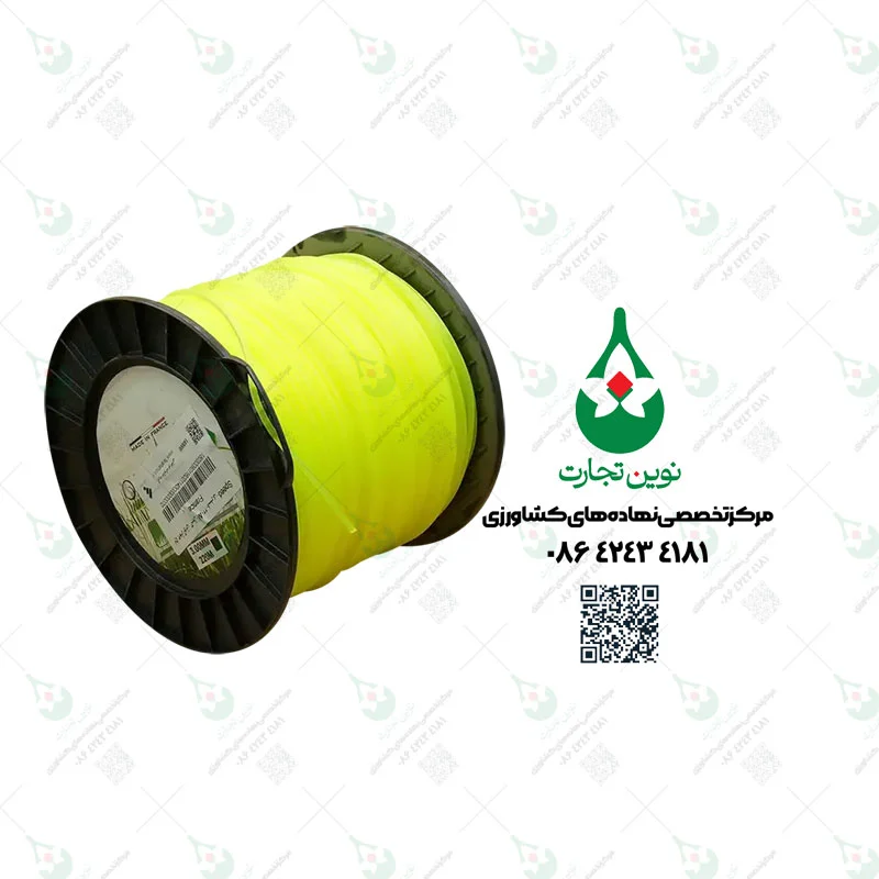 نخ علف تراش 4 گوش 4 میل طبیعت سازان فراهانی